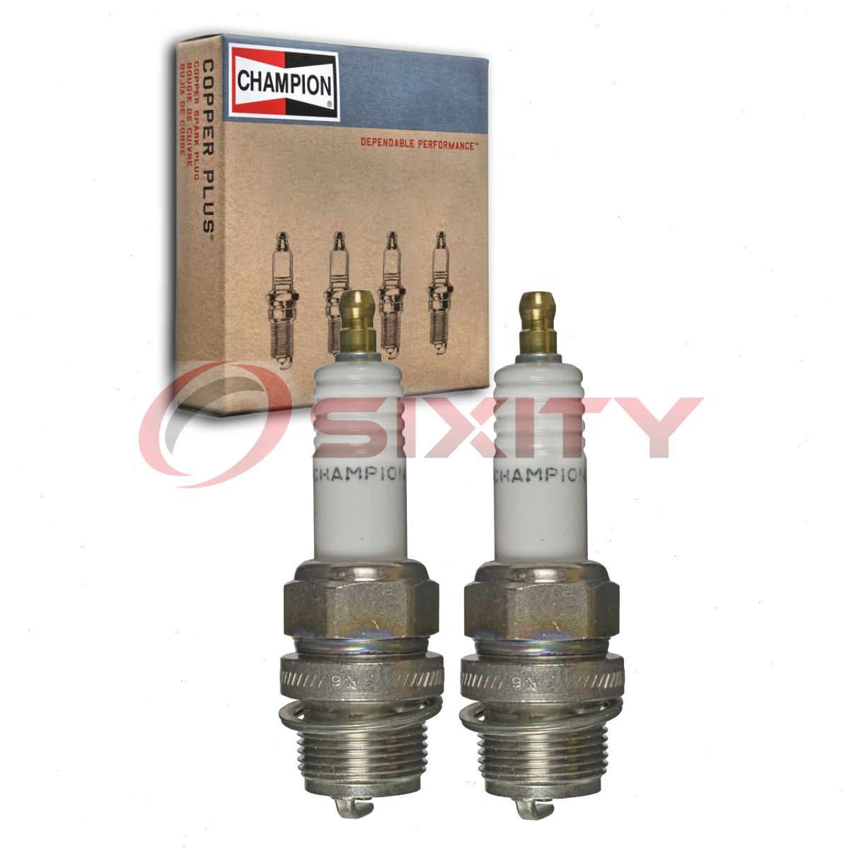 2 pc Champion Industrial Spark Plugs for 1905 Studebaker Model 9502 Ignition mt