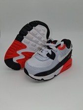 Nike Air Max 90 Toddler Infrared Black White 5C/6C w/ Box Excellent Cond