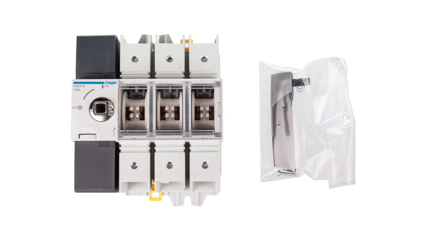 Insulated Disconnect Switch 3P 160A with Visible H HAE316