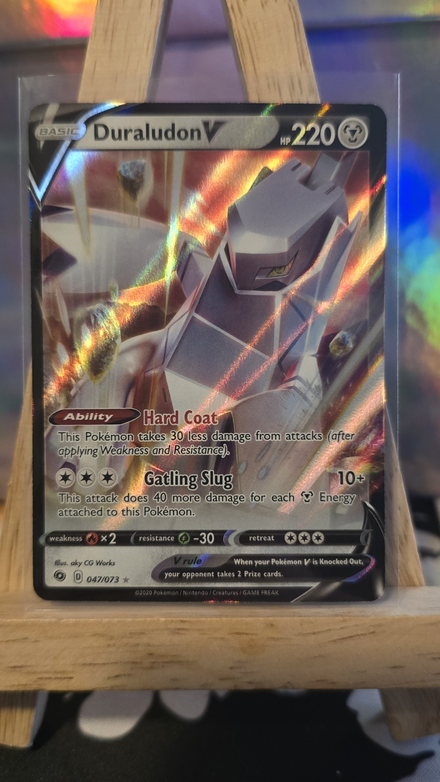 Duraludon V 47/73 Champions Path Holo NM