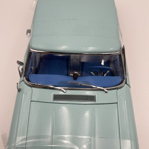 Ford Falcon 1963 1/18 Sunstar azul coleccionables estadounidenses, espejo roto - Imagen 13 de 17