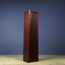 Cassettiera vintage intagliata a mano palissandro intarsiato abalone uccellino fiori decorazione 26 cm