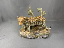 2001 Home Interiors Masterpiece Porcelain Leopard Endangered Species 11278-01