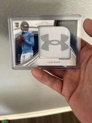 2025 Panini Immaculate Cam Ward gloves brand logos 1/ 15