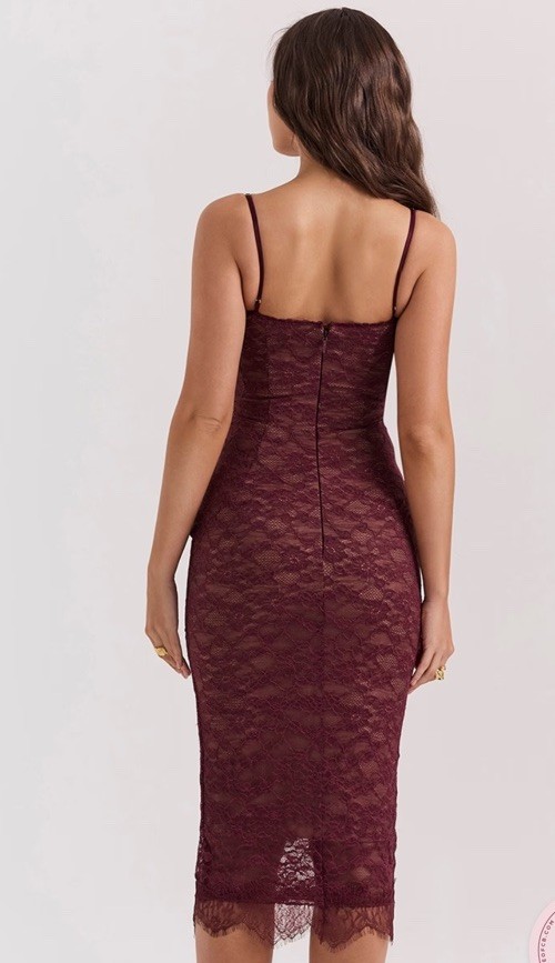 chinese dress ladies Milly Kait Strapless Lace Midi Dress main image 1