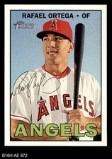 2016 Topps Heritage #672 Rafael Ortega Angels 8 - NM/MT
