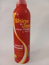 Ampro Shine 'n Jam Magic Fingers Setting Mousse for Braiders 12oz