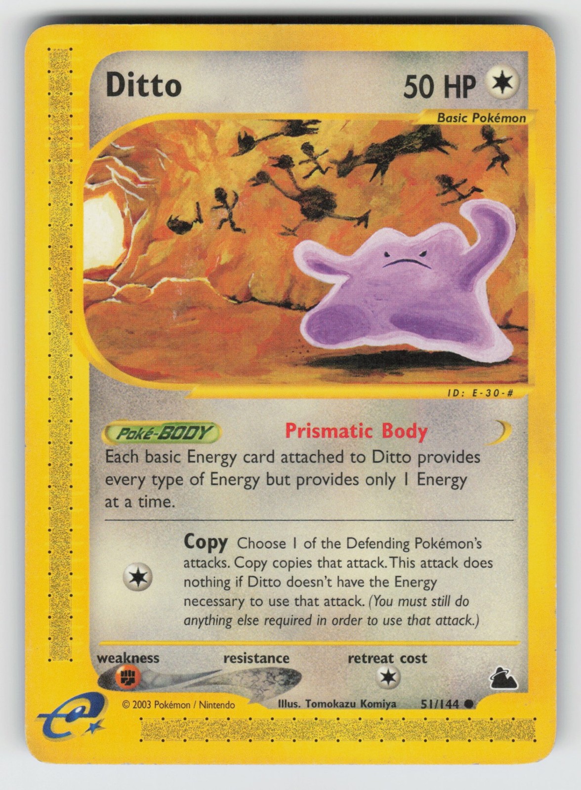 Ditto 51/144 - Skyridge - Pokemon EN TCG - LP