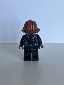 LEGO Black Widow Minifigure Black Jumpsuit Marvel Avengers sh0186 76032 76042