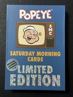 Saturday Morning Cards Popeye edizione limitata scatola sigillata in fabbrica