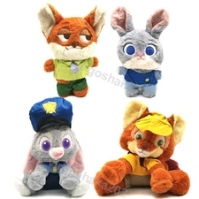 Zootopia Judy Hopps & Nick Wilde Plush Doll Soft Stuffed Cute Cartoon Toys