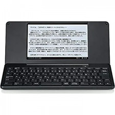 Used Kingjim Digital Memo Pomera DM200 Black Body size 120x263x18mm 580