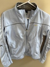 Nike Sphere Dry Blue Full Zip Fitted Jacket Women  s Size M Running Jogging EUC