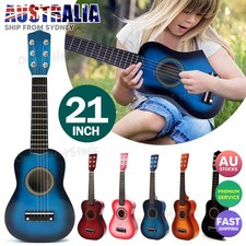 21'' Kids Wood Acoustic Guitar 6 String Music Instruments Toys Children Gift