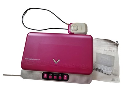 VTECH Schulstart Laptop E, Lerncomputer, Pink, Kinder Laptop