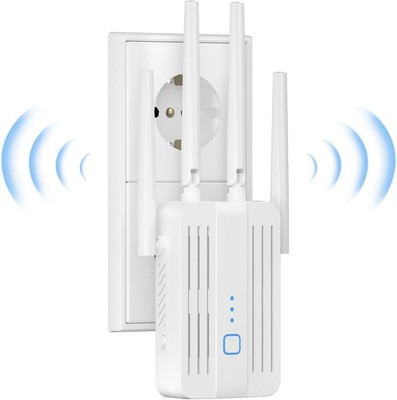 Doppelturbo WiFi Verstärker | 1200 Mbit/s Dualband | Mobil & Stabiler
