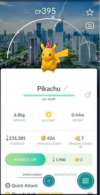 PokémonGo | Shiny Pikachu Party Hat Free Day In Jakarta Background |PTC 20k Dust