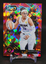 2025 Panini Select WNBA Basketball Allisha Gray Courtside Red Ice #'D 101/299