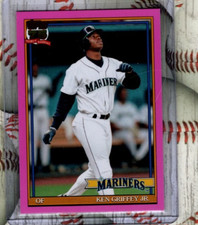 2026 Topps Series 1 Celebration KEN GRIFFEY JR. 1991 Pink Parallel SP # T91-45