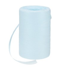 328 Yards 5mm Raffia Yarn Paper Ribbon Flat String for DIY Light Blue 