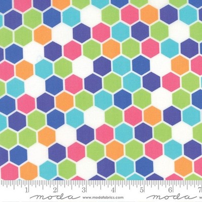 Moda Brighten Up 22287-19 Hexagons by Me & My Sister - 2 Yards