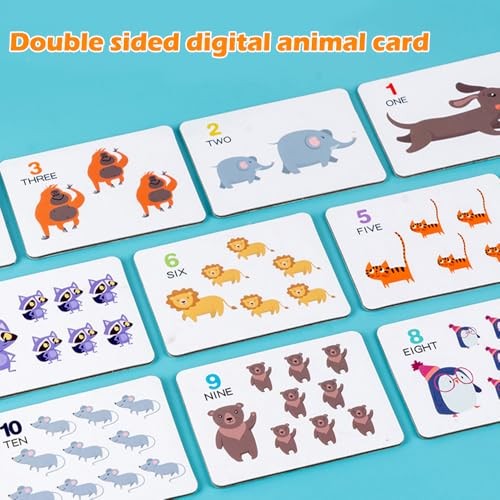 Toddler Wooden Montessori Toys for 3 4 5 6 Year Old, Number Crunching Clip - Picture 4 of 6