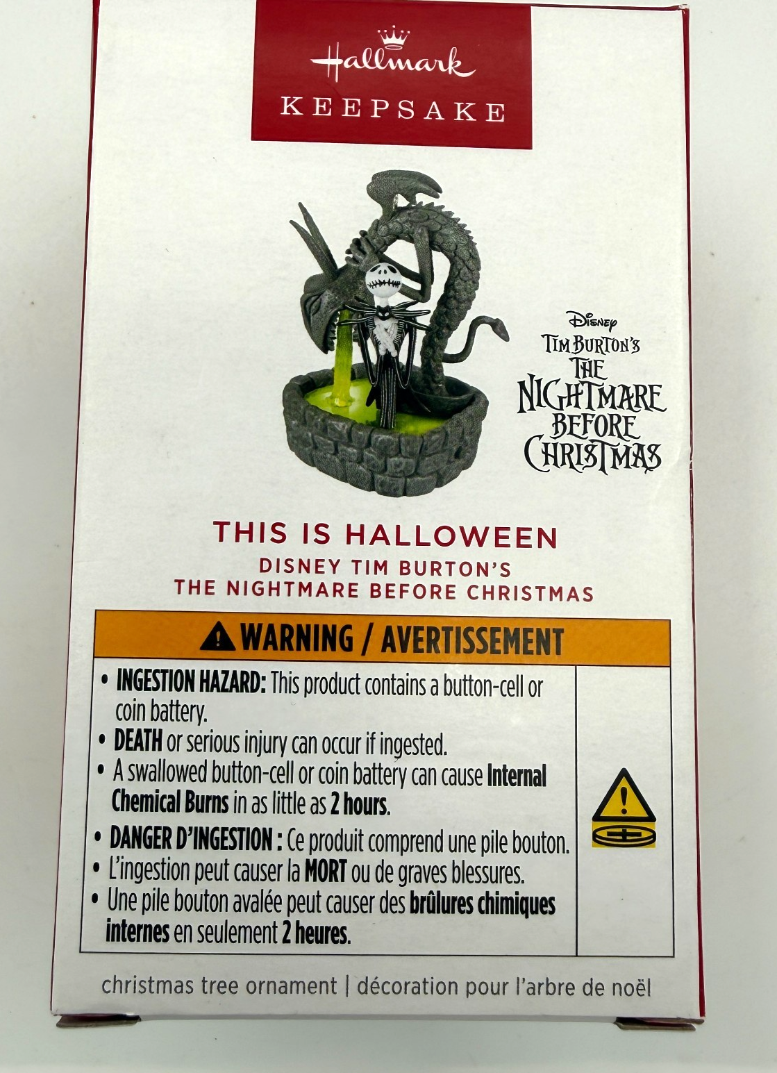 Hallmark 2025 The Nightmare Before Christmas THIS IS HALLOWEEN Ornament