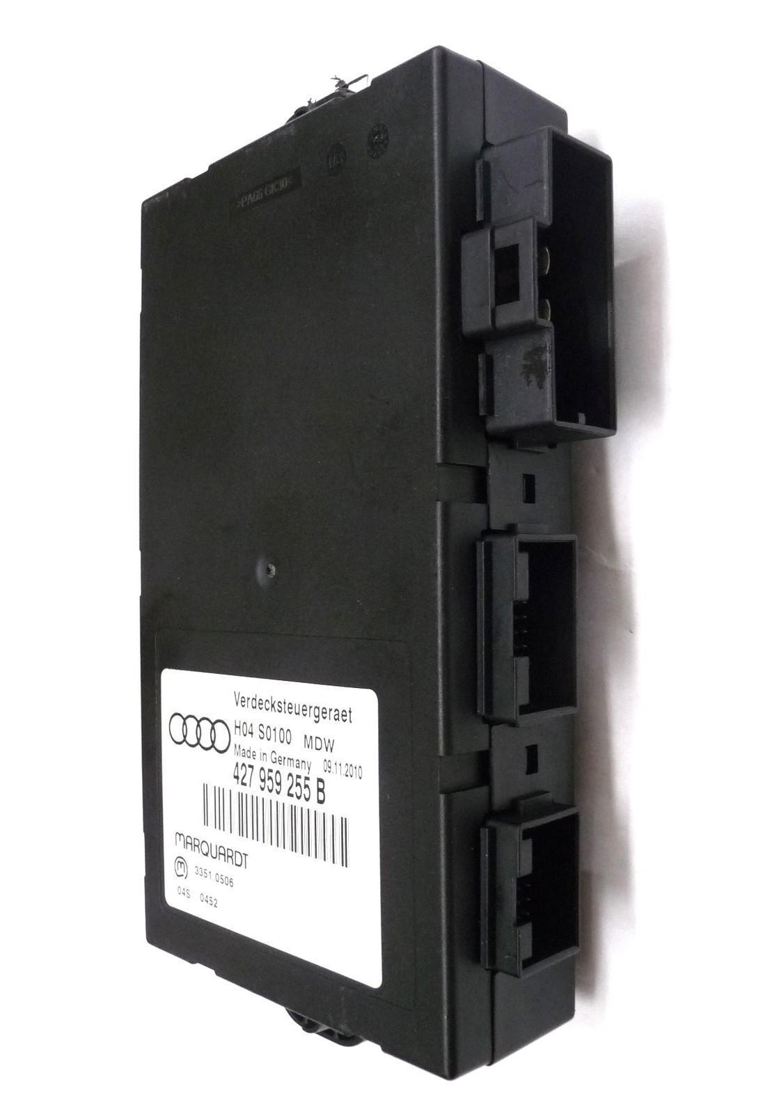 2011-2015 Audi R8 Convertible Top Control Unit 427959255B OEM A1