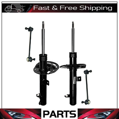 Monroe OEM Front Struts W/ Sway Bar For 2006-2011 Ford Focus Lifetime Warranty