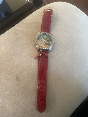 2007-WIZARD OF OZ WATCH - COMMEMORATIVE EDITION W/RUBY SLIPPERS CHARM & Box