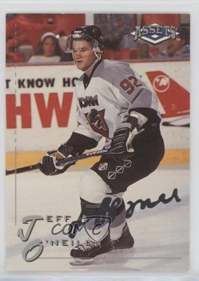 1995 Classic Assets Silver Foil Signature Jeff O'Neill #57 1f8