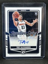2024-25 Panini Donruss Optic Signature Series Trey Alexander #SS-ALX Auto A8