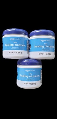 Amazon Basics Babies Healing Ointment Skin Protectant Pediatrician Tested 3-Pack