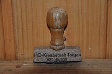 Alter Stempel DDR,HO-Kreisbetrieb Torgau/Sachsen