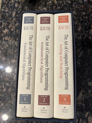 The Art of Computer Programming Volumes 1-3 By Donald E. Knuth