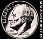 1961 Roosevelt Dime- Silver Choice Gem Proof Luster No Reserve #i3688