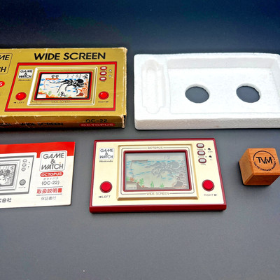 Nintendo Game & Watch OCTOPUS OC-22 Wide Screen OVP mit Handbuch getestet Top
