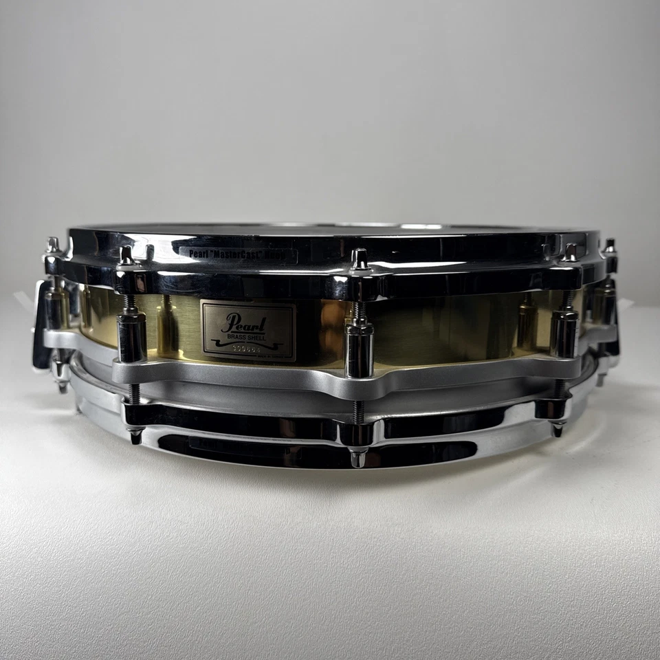 Tambor Piccolo de latón flotante sin perlas 14"x3,5" hecho en Taiwán Foto 2 de 4