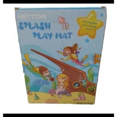 Rettor Sprinkle & Splash Pad, 67'' Splash Play Mat for Kids, Toddlers and Babies