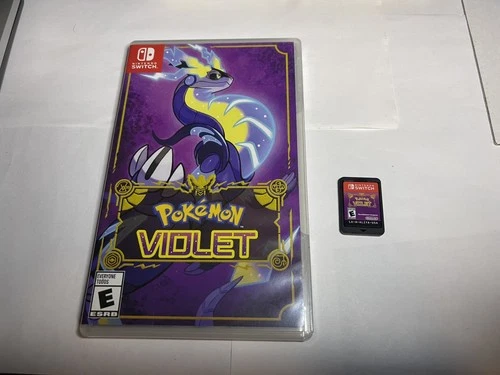 New ListingPokemon Violet Nintendo Switch Video Game with Case, Tested Working Fast Ship