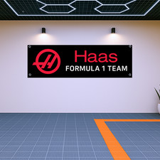 Haas F1 Team Banner- Garage Wall Decors Fans Gift 71x24 in
