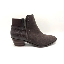 Market and Spruce NEW Women's Agria Zipper Bootie Expresso Brown Size 8.5