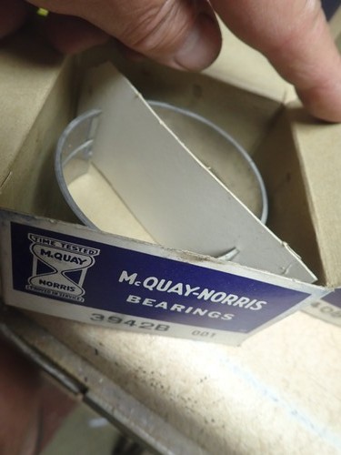 Studebaker 534994 MPS-380 NOSR Main Bearing Set STD (.001) USA Champion 1955-60 - Picture 2 of 5