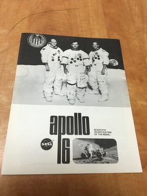 NASA APOLLO 16 MFA Scientific Investigation of the Moon Booklet 1972