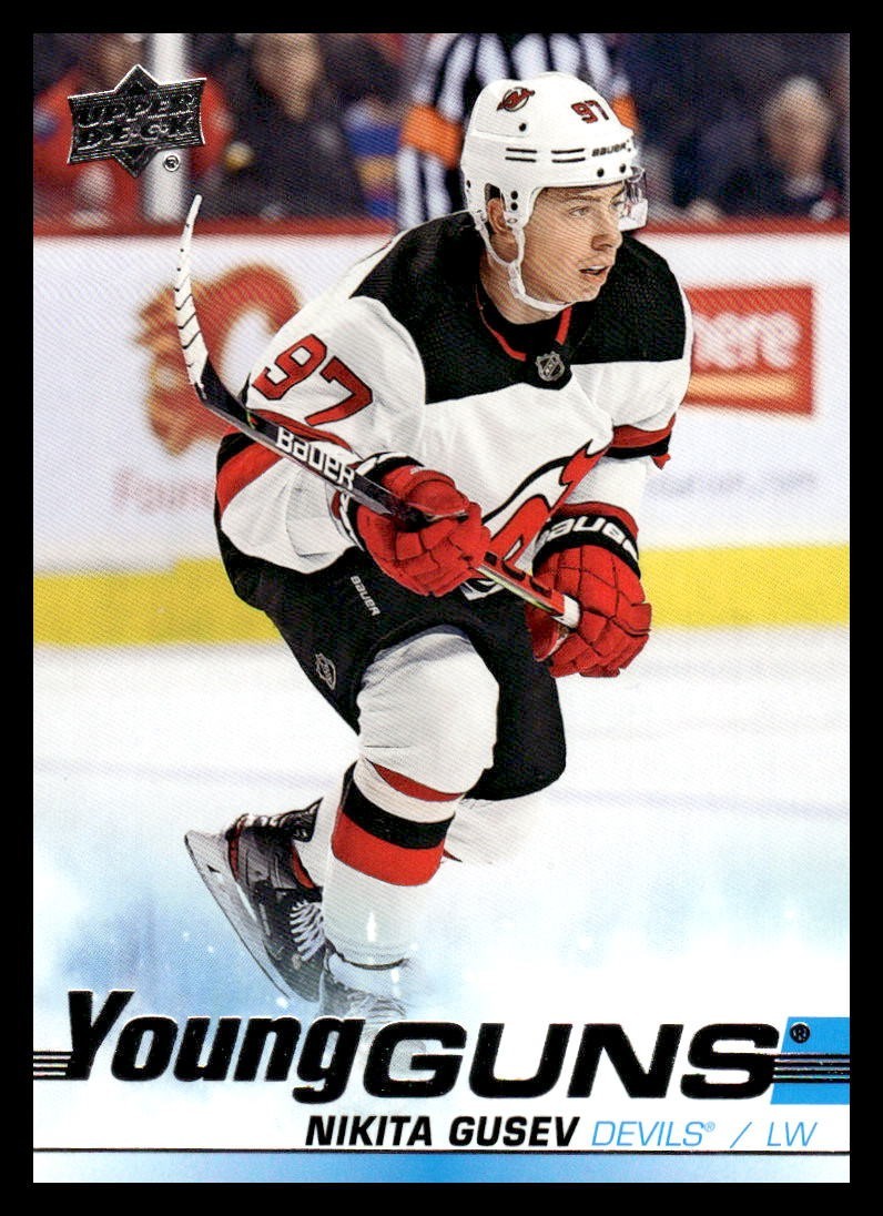 2019-20 Upper Deck - Young Guns Nikita Gusev #468 (RC)