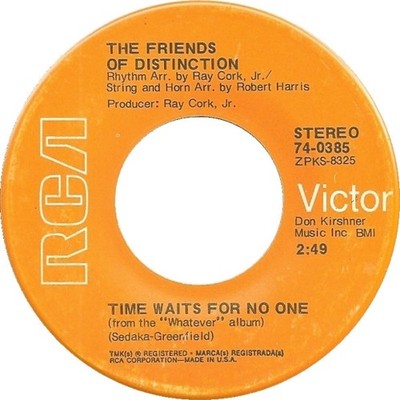 Friends Of Distincti - Time Waits For No One / New Mother Nature - Us - G8100z