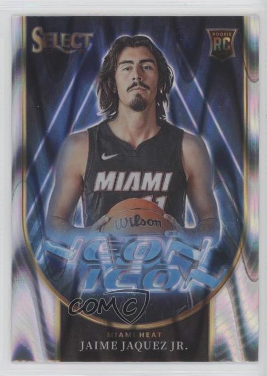 2023-24 Panini Select Neon Icons Tectonic Prizm Jaime Jaquez Jr #3 pl8
