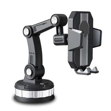 Car Phone Mount, 360  Rotatable Upgraded Phone Holder with Suction Cup for Da...