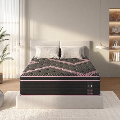 Queen Size Mattress,12 Inch Hybrid Mattress, Individually Pocketed Innerspring