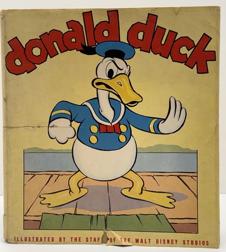 HCDJ Walt Disney's Adventures of Donald Duck Grosset & Dunlap 1st Ed. 1936